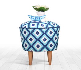 Atelier Del Sofa Sky v3 - Azul y Blanco